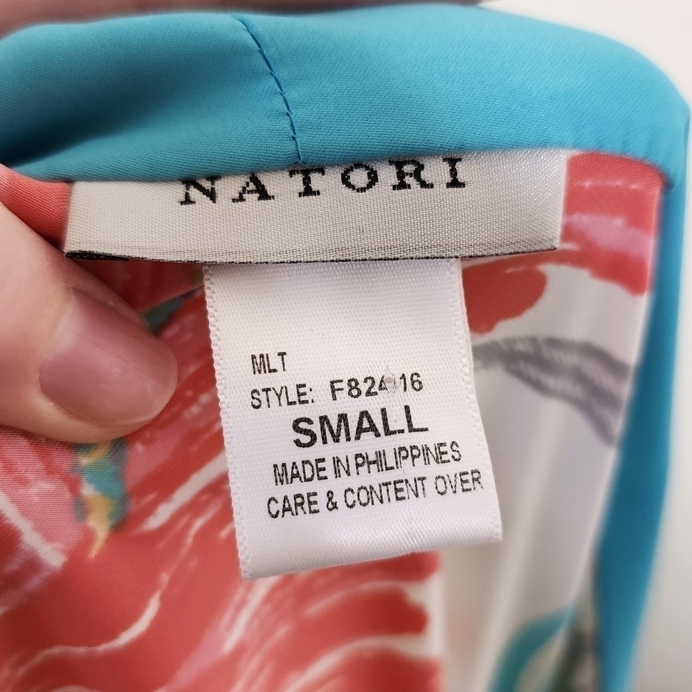 Natori Whimsical Crane Kimono Robe and Nightgown XS-S - Picture 7 of 9